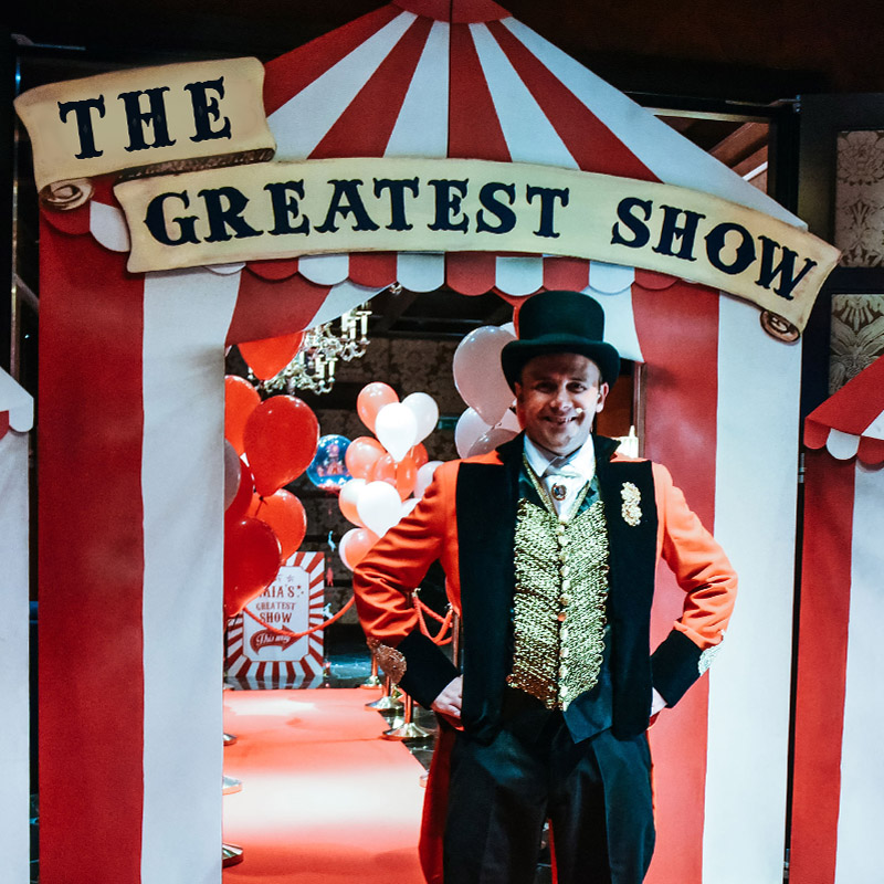 FOR SALE The Greatest Show Scroll Banner 1